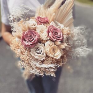 bouquet fleurs séchées bouquet mariage