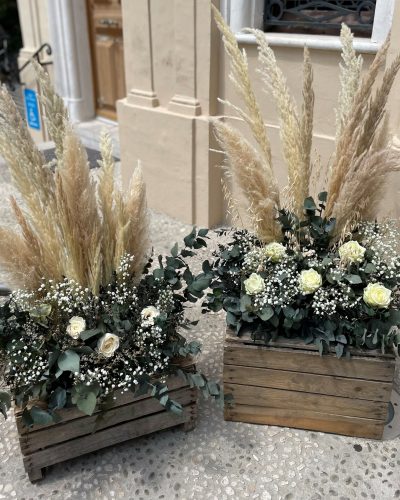 decoration mariage pampa